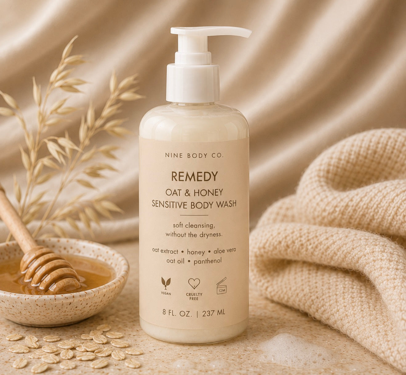 Remedy OAT & HONEY SENSITIVE BODY WASH